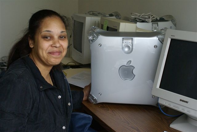 Alverno College student computer recipient 