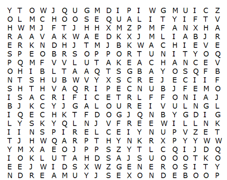 Let Freedom Ring Word Search